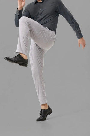 grey 2 way flexi waist pant