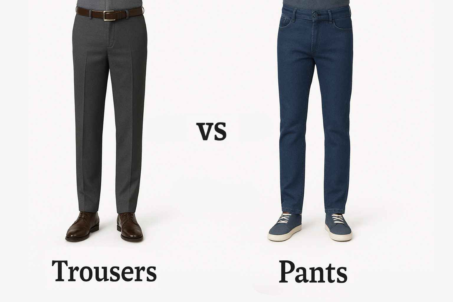 Trousers vs Pants