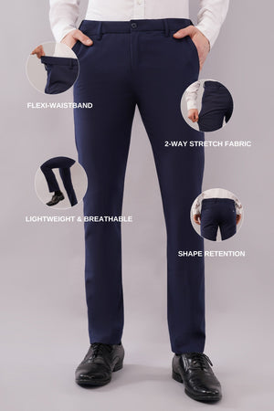 2 way flexi waist stretch pants for men 