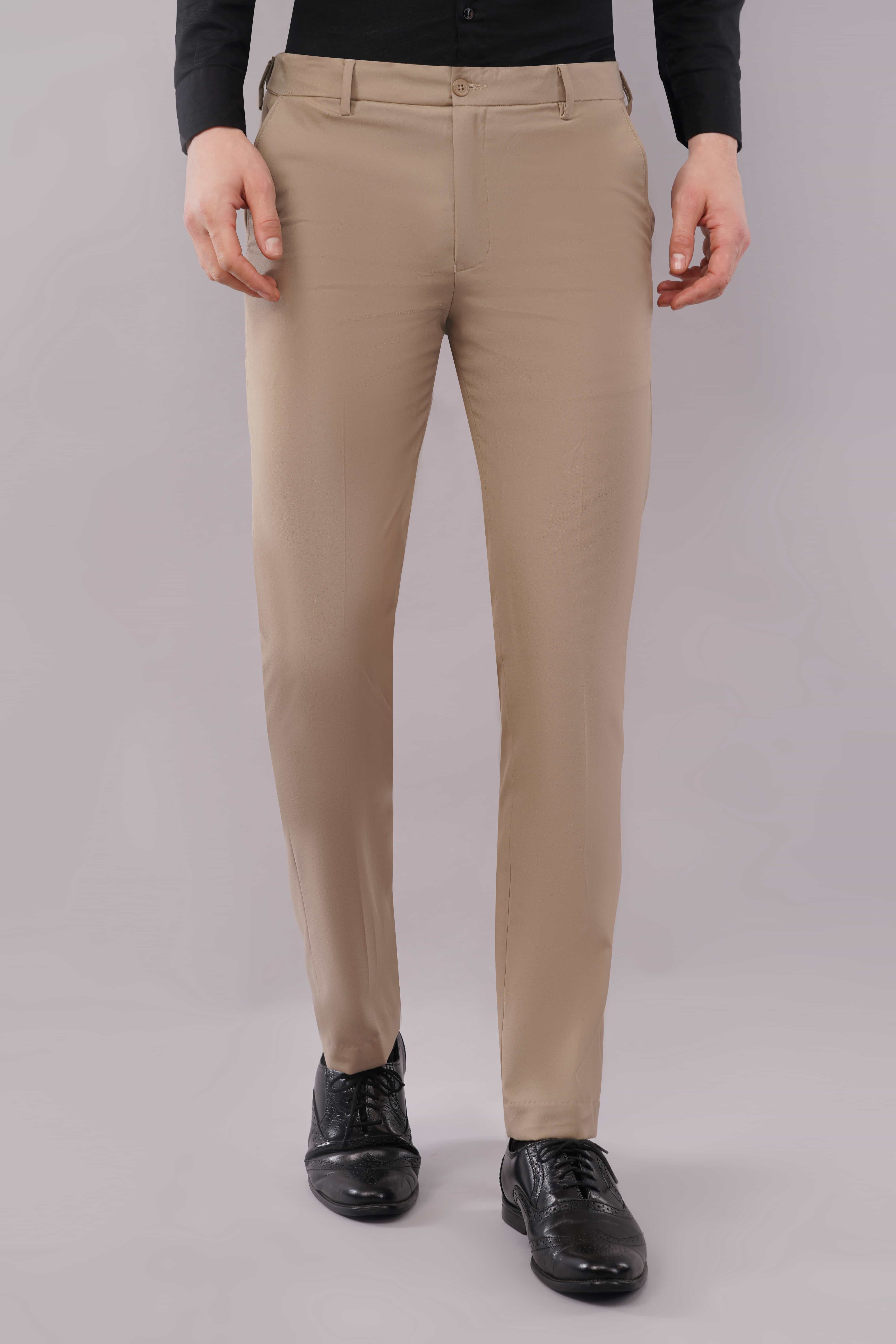Ultra Stretch Day Comfort Beige Trousers