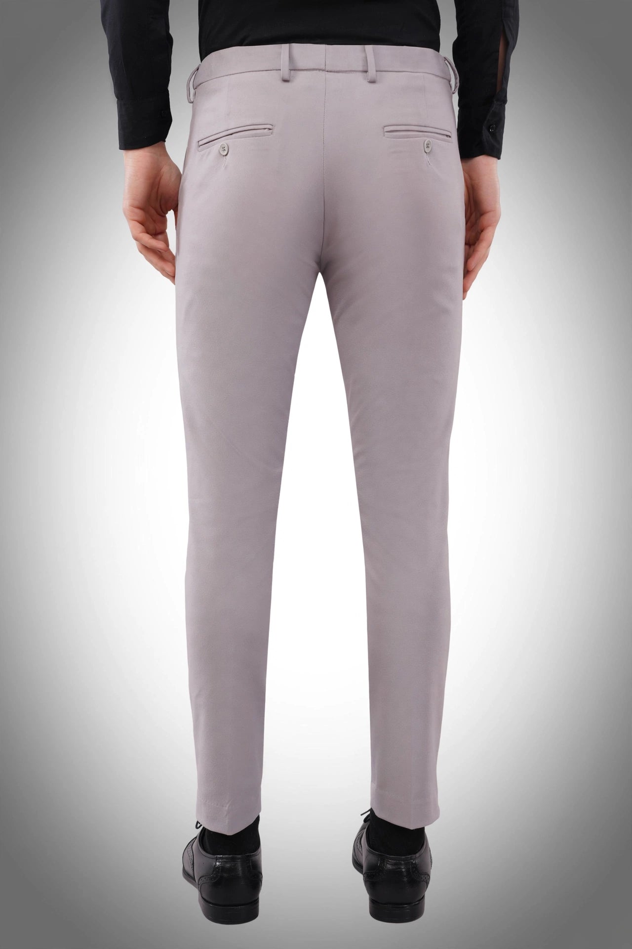 4 way grey ultra flexible stretch pant for men
