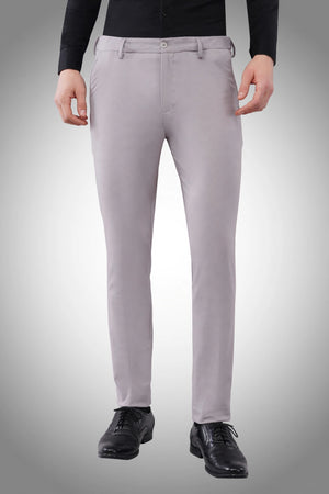 4 way grey ultra flexi waist pant