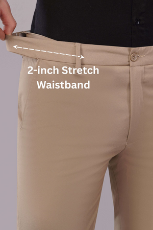 4 way khaki ultra stretch pants for men
