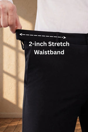black ultra stretch 4 way pant features