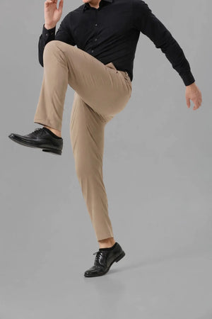 2 way lycra flex strech beige pant